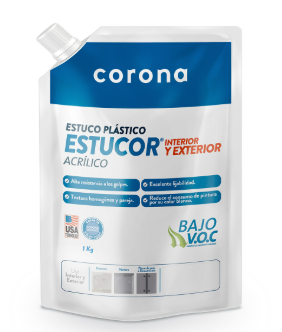 ESTUCO PLASTICO CORONA 1 KG