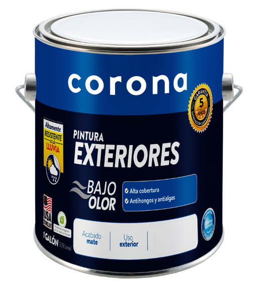 PINTURA CORONA EXTERIORES ALTA COBERTURA 1GL